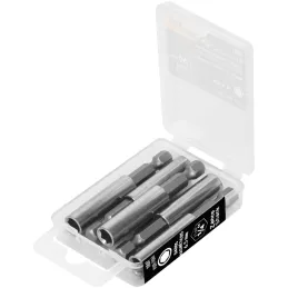 Extension magnetica 1/4" x60mm, estuche con 5 piezas, Truper 11867 Truper-Extension magnetica 1/4" x60mm, estuche con 5 piezas, 