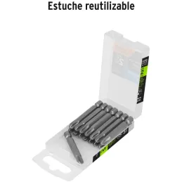Puntas Phillips #3 x50mm PH3 estuches con 15 piezas, Truper 100196 Truper-Puntas Phillips #3 x50mm PH3 estuches con 15 piezas, T