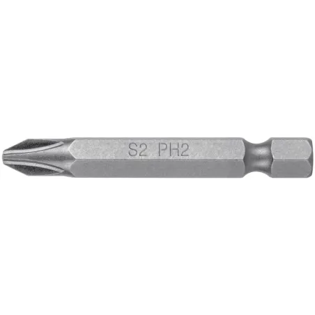 Puntas Phillips #2 x50mm PH2 estuches con 15 piezas, Truper 100195 Truper-Puntas Phillips #2 x50mm PH2 estuches con 15 piezas, T