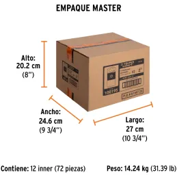 Puntas Phillips #2 x50mm PH2 estuches con 15 piezas, Truper 100195 Truper-Puntas Phillips #2 x50mm PH2 estuches con 15 piezas, T