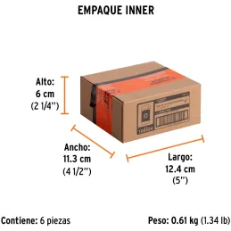 Juego de puntas Phillips combinadas PH0-PH3 x50mm 7 piezas, Truper 100504 Truper-Juego de puntas Phillips combinadas PH0-PH3 x50