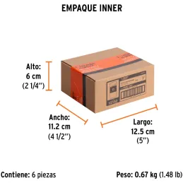 Puntas Phillips #1 x75mm PH1 estuches con 5 piezas, Truper 12152 Truper-Puntas Phillips #1 x75mm PH1 estuches con 5 piezas, Trup