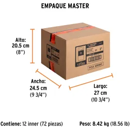 Puntas Phillips #1 x75mm PH1 estuches con 5 piezas, Truper 12152 Truper-Puntas Phillips #1 x75mm PH1 estuches con 5 piezas, Trup