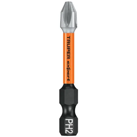 Juego de 5 puntas de impacto Phillips #2 x2” PH2, Truper 100820 Truper-Juego de 5 puntas de impacto Phillips #2 x2” PH2, Truper 