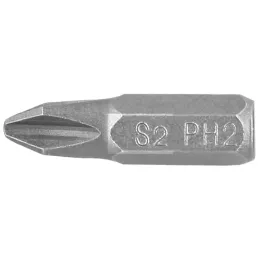 Puntas Phillips #2 x25mm PH2 estuches con 15 piezas, Truper 100193 Truper-Puntas Phillips #2 x25mm PH2 estuches con 15 piezas, T