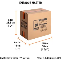 Puntas Phillips #1 x100mm PH1 estuches con 5 piezas, Truper 101824 Truper-Puntas Phillips #1 x100mm PH1 estuches con 5 piezas, T