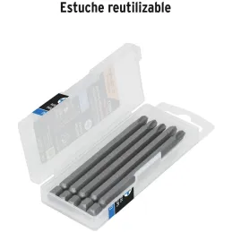 Puntas Phillips #3 x100mm PH3 estuches con 5 piezas, Truper 101813 Truper-Puntas Phillips #3 x100mm PH3 estuches con 5 piezas, T