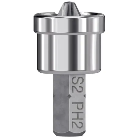 Puntas Phillips #2 x25mm PH2 p/tablaroca, estuche con 5 piezas, Truper 12717 Truper-Puntas Phillips #2 x25mm PH2 p/tablaroca, es