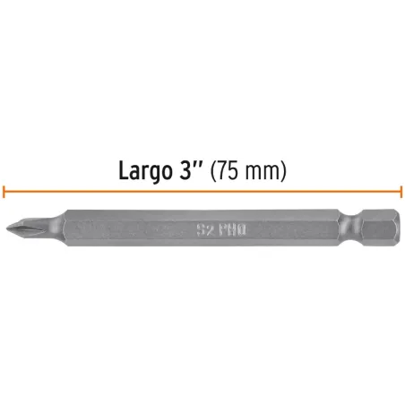 Puntas Phillips #0 x75mm PH0 estuches con 5 piezas, Truper 12150 Truper-Puntas Phillips #0 x75mm PH0 estuches con 5 piezas, Trup