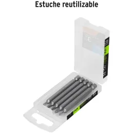 Puntas Phillips #0 x75mm PH0 estuches con 5 piezas, Truper 12150 Truper-Puntas Phillips #0 x75mm PH0 estuches con 5 piezas, Trup