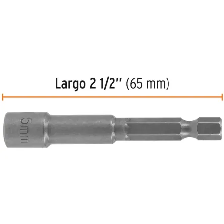Dados magneticos 5mm x50mm, 5 piezas, Truper 12945 Truper-Dados magneticos 5mm x50mm, 5 piezas, Truper 12945 Fabricados en acero