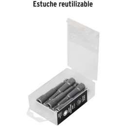 Dados magneticos 3/16" x50mm, 5 piezas, Truper 12895 Truper-Dados magneticos 3/16" x50mm, 5 piezas, Truper 12895 Fabricados en a