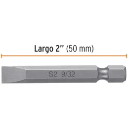 Puntas Planas 9/32" x50mm estuche 5 piezas, Truper 12173 Truper-Puntas Planas 9/32" x50mm estuche 5 piezas, Truper 12173 Fabrica