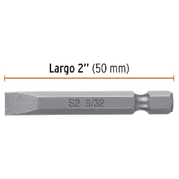 Puntas Planas 9/32" x50mm estuche 5 piezas, Truper 12173 Truper-Puntas Planas 9/32" x50mm estuche 5 piezas, Truper 12173 Fabrica