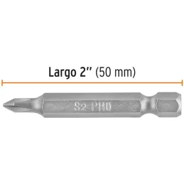 Puntas Phillips #0 x50mm PH0 estuches con 5 piezas, Truper 12144 Truper-Puntas Phillips #0 x50mm PH0 estuches con 5 piezas, Trup