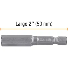 Puntas hexagonales 8mm x50mm, estuches con 5 piezas, Truper 12705 Truper-Puntas hexagonales 8mm x50mm, estuches con 5 piezas, Tr