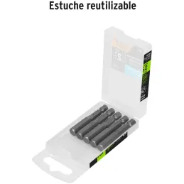 Puntas hexagonales 8mm x50mm, estuches con 5 piezas, Truper 12705 Truper-Puntas hexagonales 8mm x50mm, estuches con 5 piezas, Tr