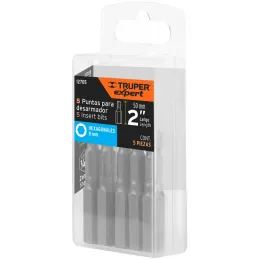 Puntas hexagonales 8mm x50mm, estuches con 5 piezas, Truper 12705 Truper-Puntas hexagonales 8mm x50mm, estuches con 5 piezas, Tr