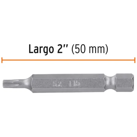 Puntas Torx con seguro T15 x50mm, estuches con 5 piezas, Truper 12358 Truper-Puntas Torx con seguro T15 x50mm, estuches con 5 pi