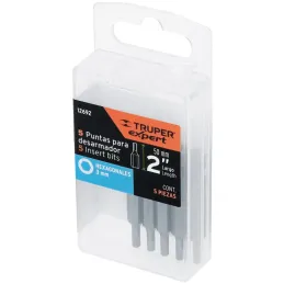 Puntas hexagonales 3mm x50mm, estuches con 5 piezas, Truper 12692 Truper-Puntas hexagonales 3mm x50mm, estuches con 5 piezas, Tr