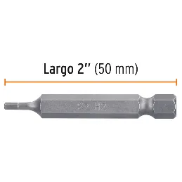 Puntas hexagonales 2mm x50mm, estuches con 5 piezas, Truper 12691 Truper-Puntas hexagonales 2mm x50mm, estuches con 5 piezas, Tr