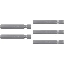 Puntas hexagonales 1/4" x50mm, estuches con 5 piezas, Truper 12653 Truper-Puntas hexagonales 1/4" x50mm, estuches con 5 piezas, 