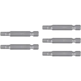 Puntas hexagonales 3/16" x50mm, estuches con 5 piezas, Truper 12629 Truper-Puntas hexagonales 3/16" x50mm, estuches con 5 piezas