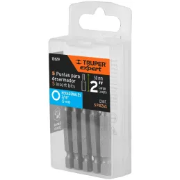 Puntas hexagonales 3/16" x50mm, estuches con 5 piezas, Truper 12629 Truper-Puntas hexagonales 3/16" x50mm, estuches con 5 piezas