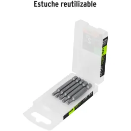 Puntas Torx T25 x50mm, estuches con 5 piezas, Truper 12256 Truper-Puntas Torx T25 x50mm, estuches con 5 piezas, Truper 12256 Fab