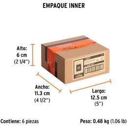 Puntas Torx T25 x50mm, estuches con 5 piezas, Truper 12256 Truper-Puntas Torx T25 x50mm, estuches con 5 piezas, Truper 12256 Fab