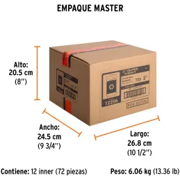 Puntas Torx T25 x50mm, estuches con 5 piezas, Truper 12256 Truper-Puntas Torx T25 x50mm, estuches con 5 piezas, Truper 12256 Fab