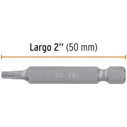 Puntas Torx T15 x50mm, estuches con 5 piezas, Truper 12215 Truper-Puntas Torx T15 x50mm, estuches con 5 piezas, Truper 12215 Fab