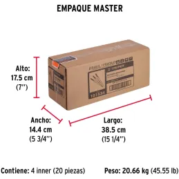 Electrodos 6011 3/32" 1kg PotasioAltoCelulosa AltaPenetracion, Truper 101534 Truper-Electrodos 6011 3/32" 1kg PotasioAltoCelulos