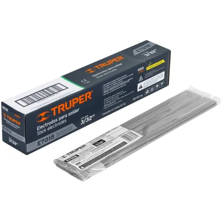 Electrodos 7018 3/32" 1kg BajoHidrogeno EstructurasPesadas, Truper 101535 Truper-Electrodos 7018 3/32" 1kg BajoHidrogeno Estruct
