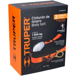Cinturon de posicionamiento Talla44 76cm x4cm, Truper 14652 Truper-Cinturon de posicionamiento Talla44 76cm x4cm, Truper 14652 C