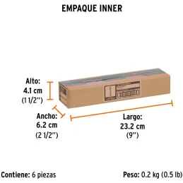 Broca piloto de 1/4" para Sierras Copa diamante MAND-3/8I y MAND-7/16I, Truper 101581 Truper-Broca piloto de 1/4" para Sierras C