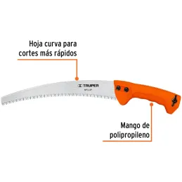 Serruchos de poda 12" Curvo 6DPP SK5 MPlastico, Truper 101389 Truper-Serruchos de poda 12" Curvo 6DPP SK5 MPlastico, Truper 1013