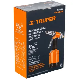 Remachadoras Neumaticas 3/16" 4Boquillas E1/4, Truper 101896 Truper-Remachadoras Neumaticas 3/16" 4Boquillas E1/4, Truper 101896