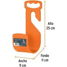 PortaMangueras ABS 1/2" hasta 25m, Truper 100173 Truper-PortaMangueras ABS 1/2" hasta 25m, Truper 100173 Cuerpo de ABS Para colg