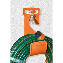 PortaMangueras ABS 1/2" hasta 25m, Truper 100173 Truper-PortaMangueras ABS 1/2" hasta 25m, Truper 100173 Cuerpo de ABS Para colg