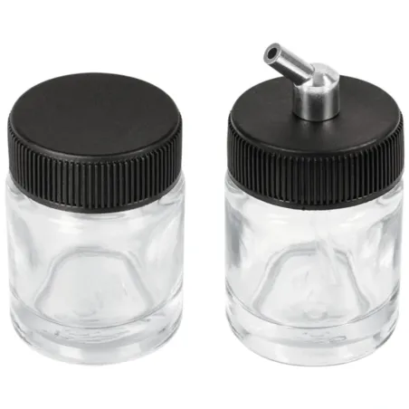 Juego de vasos de repuesto para aerógrafo 11861 AERO-8 2Piezas, Truper 100187 Truper-Juego de vasos de repuesto para aerógrafo 1