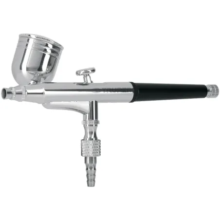 Pistolas de Pinturas 8ml Aerografica Gravedad AireFlujoControlado, AERO-30 Truper 11859 Truper-Pistolas de Pinturas 8ml Aerograf