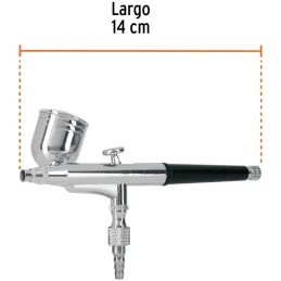 Pistolas de Pinturas 8ml Aerografica Gravedad AireFlujoControlado, AERO-30 Truper 11859 Truper-Pistolas de Pinturas 8ml Aerograf