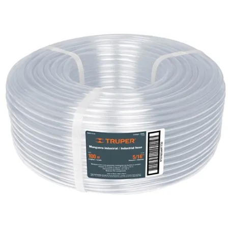 Mangueras Industrial 3/16" x100m Truper 19864 35.59322 Manguera Industrial 3/16" Espesor 0.9mm, 100 Metros Peso 2Kg, MAN-3/16I 