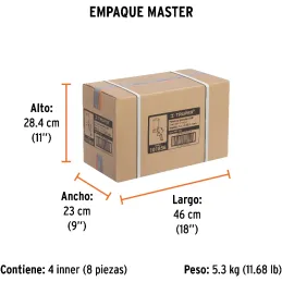Pistolas de Pinturas Gravedad 400ml T1.7mm VM A18-25cm ControlAire, PIPI-402 Truper 101856 Truper-Pistolas de Pinturas Gravedad 