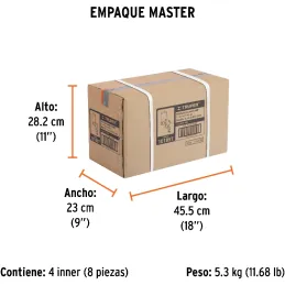 Pistolas de Pinturas Gravedad 400ml T2mm VA A18-25cm ControlAire, PIPI-403 Truper 101857 Truper-Pistolas de Pinturas Gravedad 40