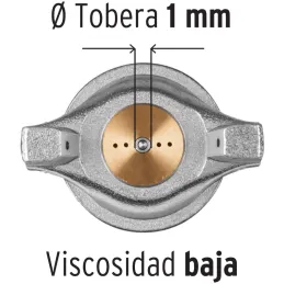 Pistolas de Pinturas Gravedad 400ml LVMP T1mm VB A18-25cm, PIPI-411 Truper 11989 Truper-Pistolas de Pinturas Gravedad 400ml LVMP