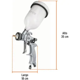 Pistolas de Pinturas Gravedad 600ml LVMP T1.4mm VB A20-30cm Automotriz Pro, PIPI-420X Truper 11749 Truper-Pistolas de Pinturas G