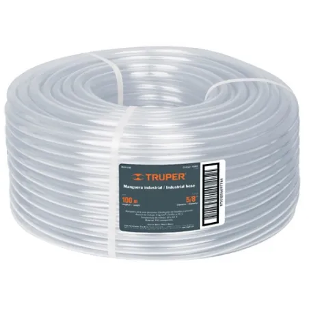  Mangueras Industrial 1/2" x100m Truper 19868 137.288136 Manguera Industrial 1/2" Espesor 1.5mm, 100 Metros Peso 8.4Kg, MAN-1/2I