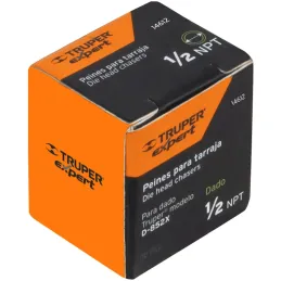 Juego de 4 Peines para Tarrajas 1/2" para T-852X, Truper 14612 Truper-Juego de 4 Peines para Tarrajas 1/2" para T-852X, Truper 1